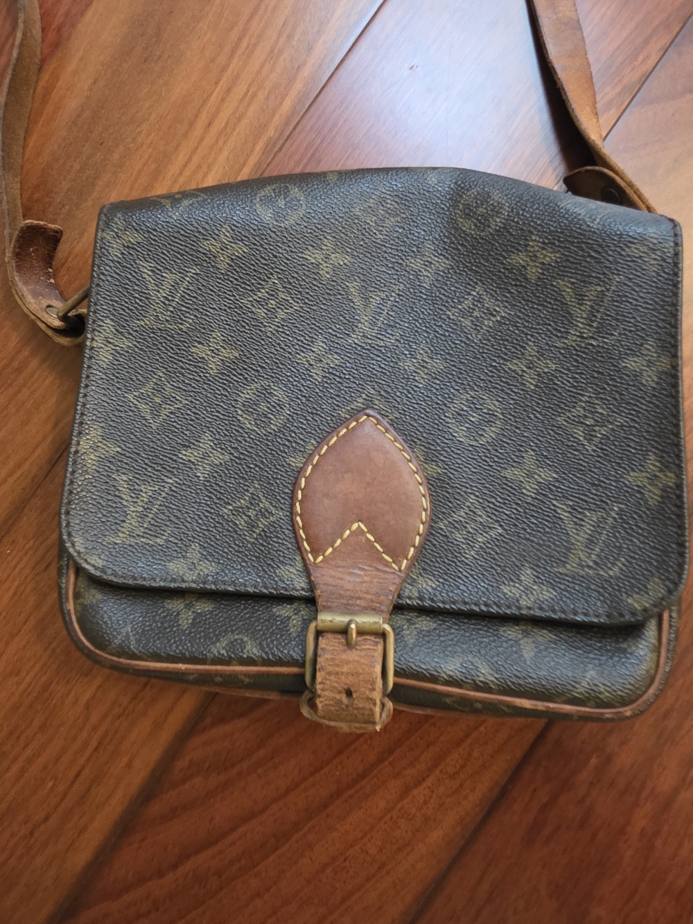Louis Vuitton Monogram Canvas Cartouchiere Messenger Bag